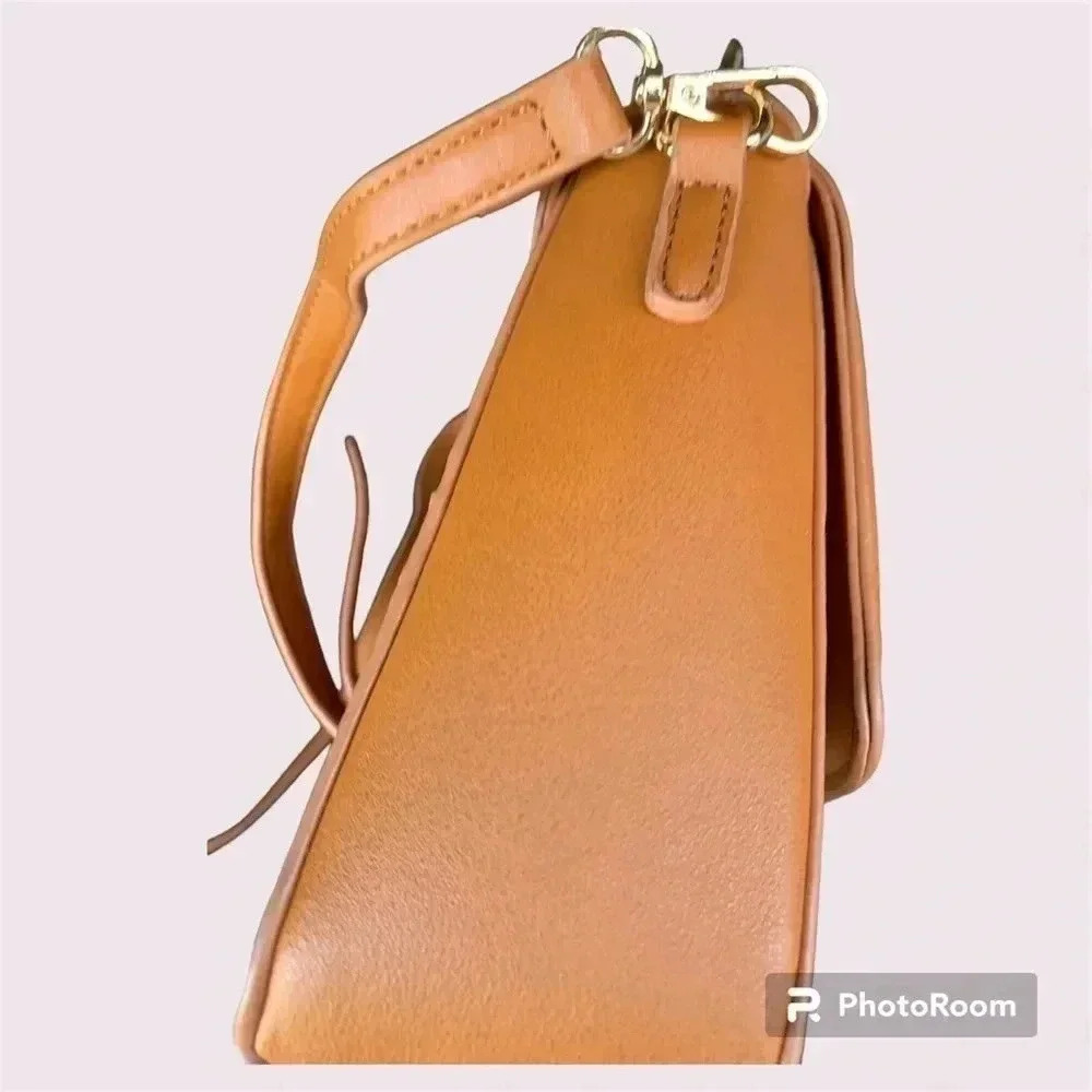 Shoulder Bag Brown and Tan Ladies Bag - Picture 3 of 8